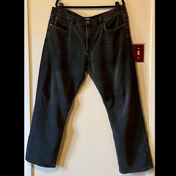 Joseph Abboud Jeans 40x32 Straight Classic Fit Stretch Men's Black Wash Jeans - Picture 1 of 7